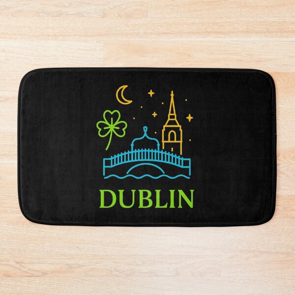 Item preview, Dublin Neon Skyline Collection: Futuristic City Lights designed and sold by Design_Your_Day.