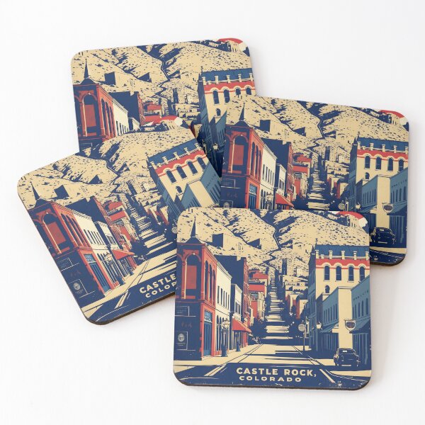 Item preview, Castle Rock Colorado USA Vintage Travel Tourism  designed and sold by TravelersGems.
