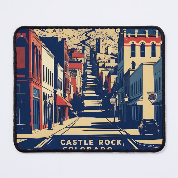 Item preview, Castle Rock Colorado USA Vintage Travel Tourism designed and sold by TravelersGems.