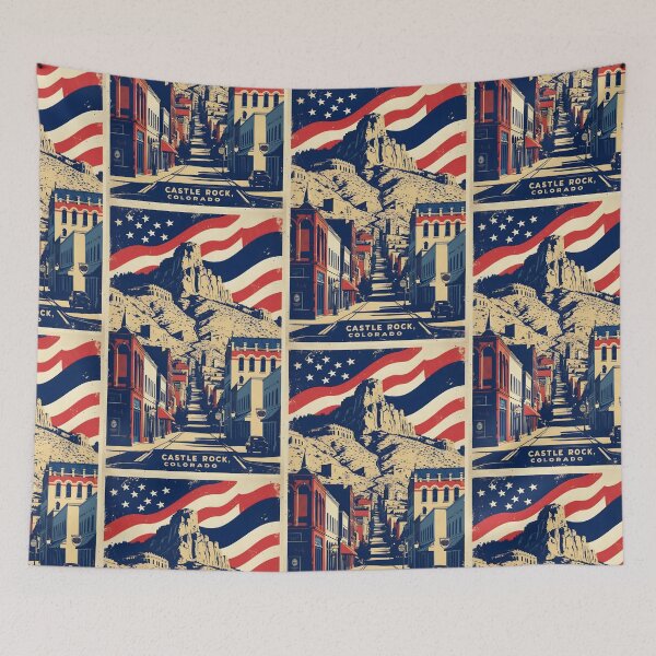 Item preview, Castle Rock Colorado USA Vintage Travel Tourism  designed and sold by TravelersGems.