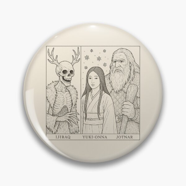 Item preview, Ijiraq, Yuki-Onna and Jotnar 15 designed and sold by AIfolklore.