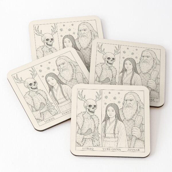Item preview, Ijiraq, Yuki-Onna and Jotnar 15 designed and sold by AIfolklore.