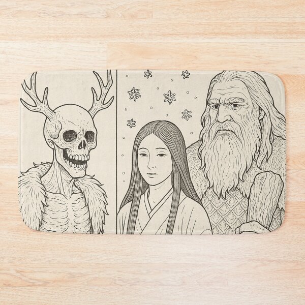 Item preview, Ijiraq, Yuki-Onna and Jotnar 15 designed and sold by AIfolklore.