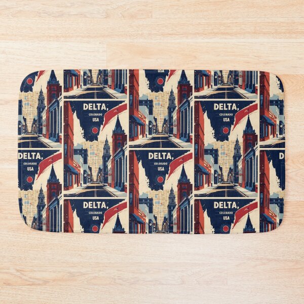 Item preview, Delta Colorado USA Vintage Travel Tourism  designed and sold by TravelersGems.