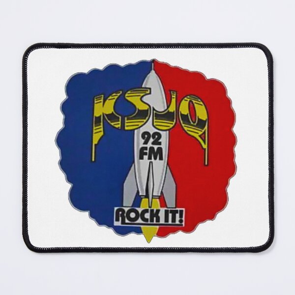 Item preview, KSJO 92 FM Rock It! Vintage decal designed and sold by PIXEL POP DESIGNS - Beyond the Norm!.