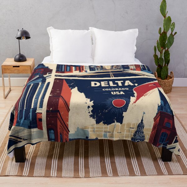 Item preview, Delta Colorado USA Vintage Travel Tourism designed and sold by TravelersGems.