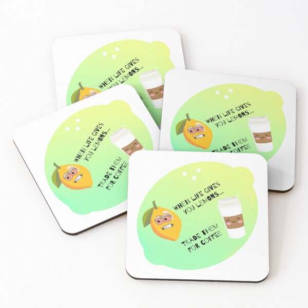 Item preview, When life gives you lemons, trade it for coffee designed and sold by PixiePaletteP.