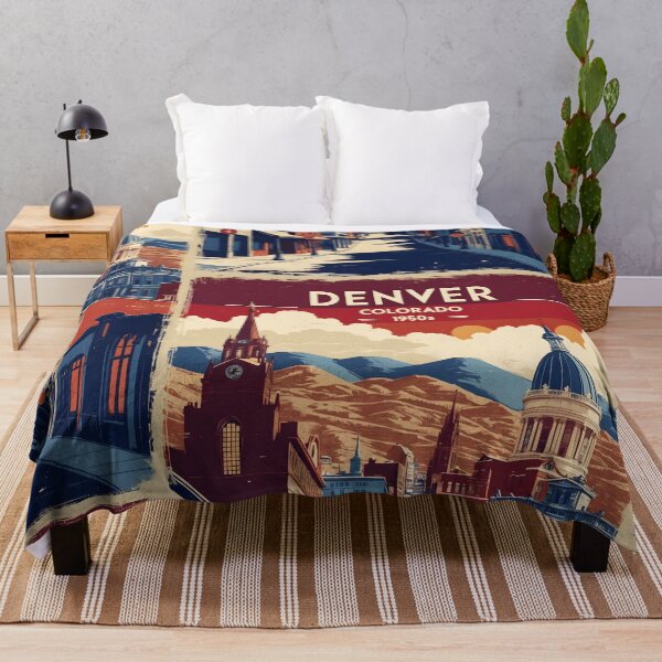 Item preview, Denver Colorado USA Vintage Travel Tourism  designed and sold by TravelersGems.