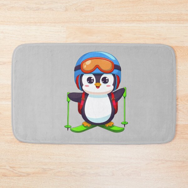 Item preview, Skiing Penguin in Helmet and Goggles designed and sold by Fikuall.