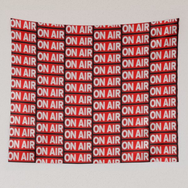 Item preview, on air radio sign retro signs designed and sold by PIXEL POP DESIGNS - Beyond the Norm!.