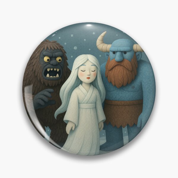 Item preview, Ijiraq, Yuki-Onna and Jotnar 16 designed and sold by AIfolklore.