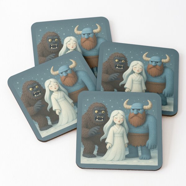 Item preview, Ijiraq, Yuki-Onna and Jotnar 16 designed and sold by AIfolklore.
