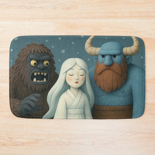 Item preview, Ijiraq, Yuki-Onna and Jotnar 16 designed and sold by AIfolklore.
