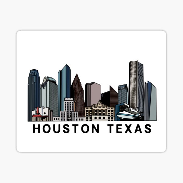 Item preview, Houston Texas Skyline designed and sold by fiberandgloss.