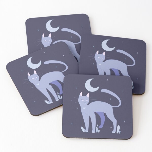 Item preview, Pastel Goth Cat (Blue) designed and sold by sarakayy.