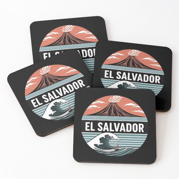 Item preview, El Salvador: Beaches & Volcanoes Art designed and sold by Claustronautas.