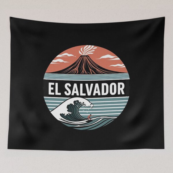 Item preview, El Salvador: Beaches & Volcanoes Art designed and sold by Claustronautas.