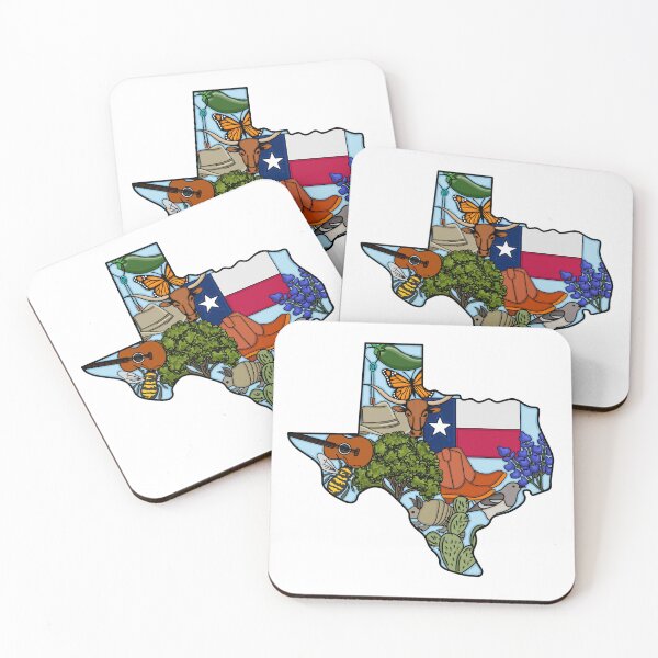 Item preview, Texas Symbols designed and sold by fiberandgloss.