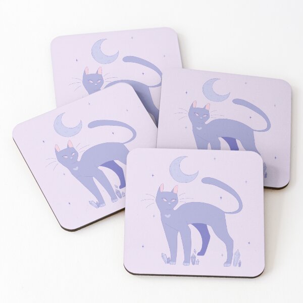 Item preview, Pastel Goth Cat (Purple) designed and sold by sarakayy.