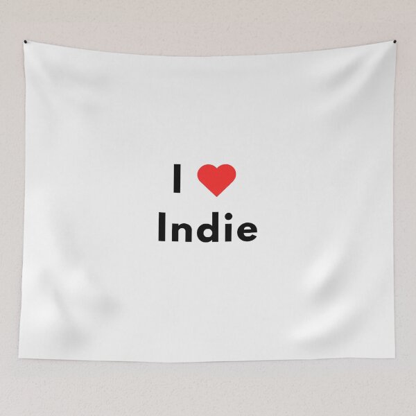 Item preview, I Heart Indie Name Lettering designed and sold by ali571.