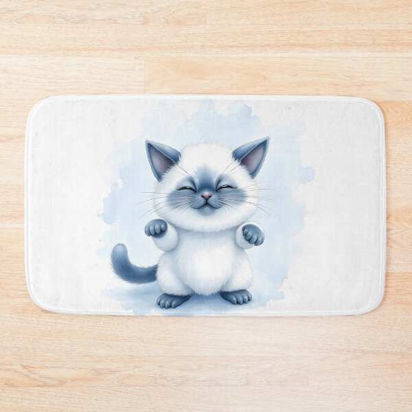 Item preview, Blissful Blue-Eared Kitty designed and sold by PrintWoven.