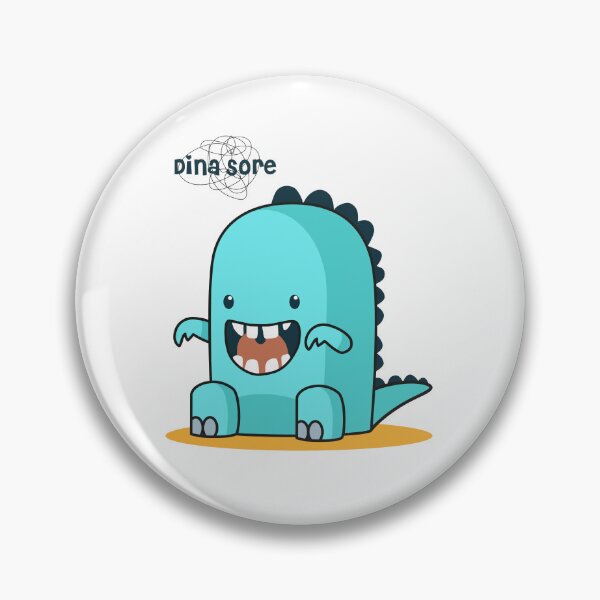 Item preview, Dina Sore – Funny Cute Dinosaur Design designed and sold by Sore Creations.