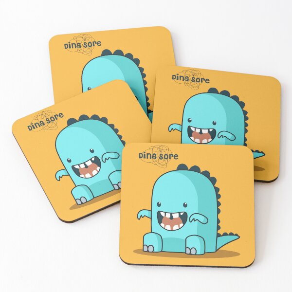 Item preview, Dina Sore – Funny Cute Dinosaur Design designed and sold by Sore Creations.