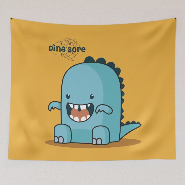 Item preview, Dina Sore – Funny Cute Dinosaur Design designed and sold by Sore Creations.