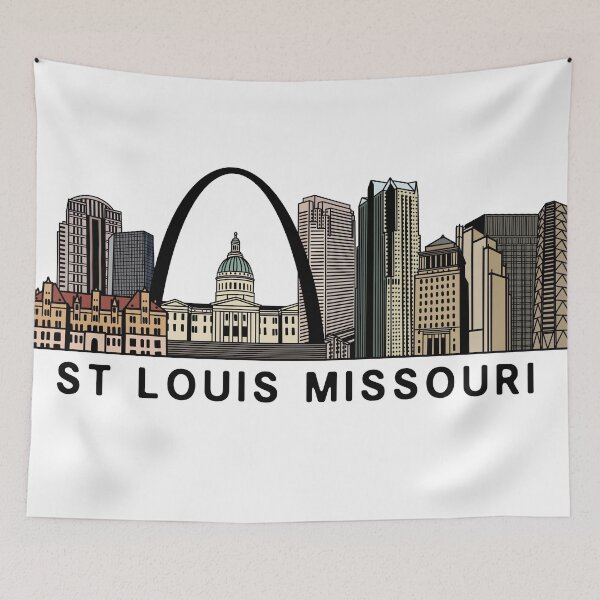 Item preview, St Louis Missouri Skyline designed and sold by fiberandgloss.