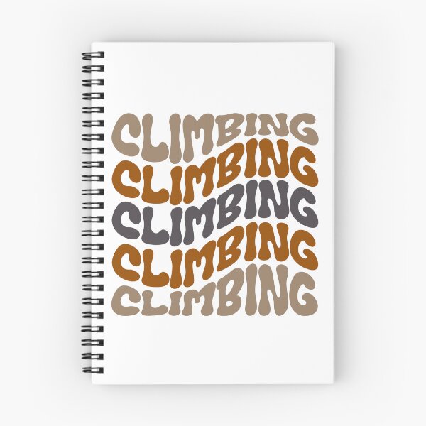 Item preview, Climbing Wavy Retro Bouldering Lover Climber designed and sold by StrideSuccess.