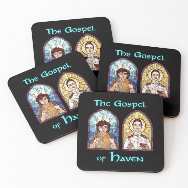 Item preview, The Gospel of Haven-  Saint Portrait with Title- Rebecca and Isiah designed and sold by EelsongStudios.