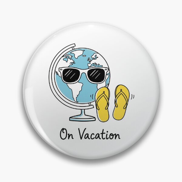 Item preview, On Vacation Globe with Sunglasses and Flip Flops designed and sold by Owcomm.