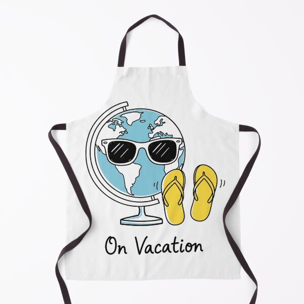 Item preview, On Vacation Globe with Sunglasses and Flip Flops designed and sold by Owcomm.