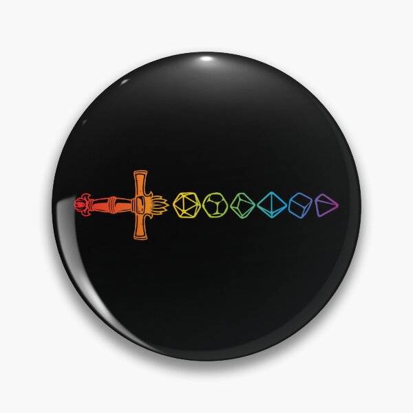 Item preview, D&D Dice Rainbow Sword designed and sold by sunburstrpg.