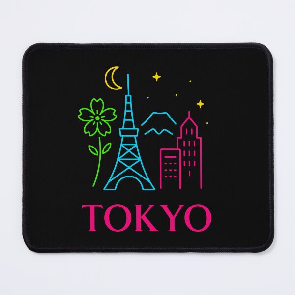 Item preview, Tokyo Neon Skyline Collection: Futuristic City Lights designed and sold by Design_Your_Day.