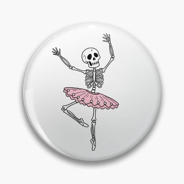 Artikelvorschau, Tanzendes Skelett Ballerina Pink entworfen und verkauft von Owcomm.
