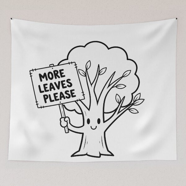 Item preview, More Leaves Please Happy Tree designed and sold by Owcomm.