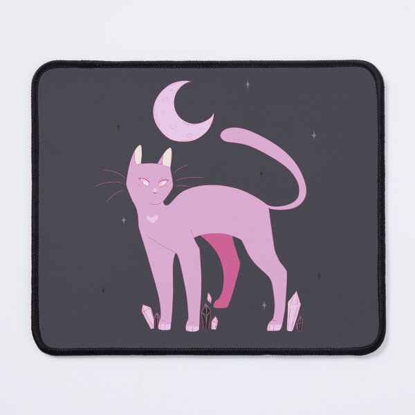 Item preview, Pastel Goth Cat (Pink) designed and sold by sarakayy.