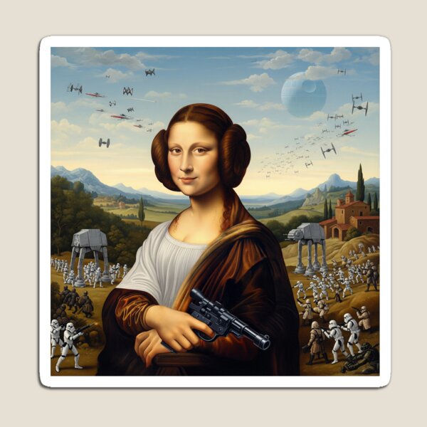 Item preview, Mona Leia – Star Wars X Classical Art Mashup designed and sold by DesignedByMarkuiz.