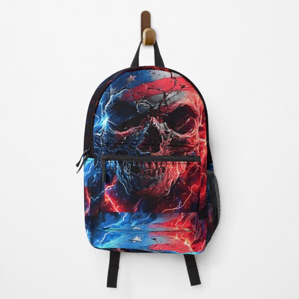 Item preview, Patriotic detailed American flag skull designed and sold by dcrc.