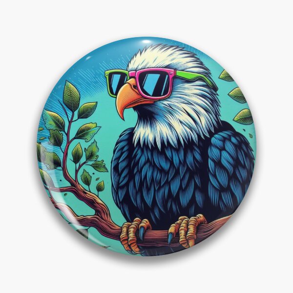 Item preview, colorful eagle designed and sold by Dogandesighn.
