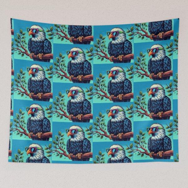 Item preview, colorful eagle designed and sold by Dogandesighn.