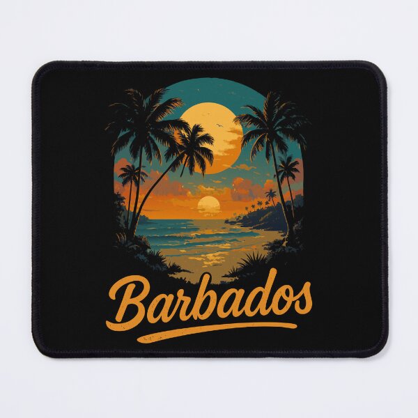 Item preview, Barbados (with Orange Lettering) designed and sold by VelvetRoom.
