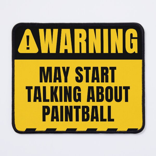 Item preview, May Start Talking About Paintball designed and sold by MaryAller.