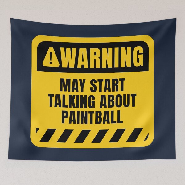 Item preview, May Start Talking About Paintball designed and sold by MaryAller.
