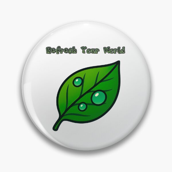 Item preview, Fresh Leaf with Dew Drops – Nature Inspired Art designed and sold by EdgyEdgeArt.