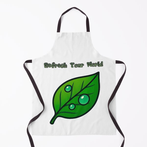 Item preview, Fresh Leaf with Dew Drops – Nature Inspired Art designed and sold by EdgyEdgeArt.