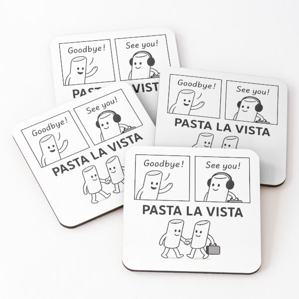 Item preview, PASTA LA VISTA - GOODBYE! SEE YOU! designed and sold by KISHNAY-FASHION.