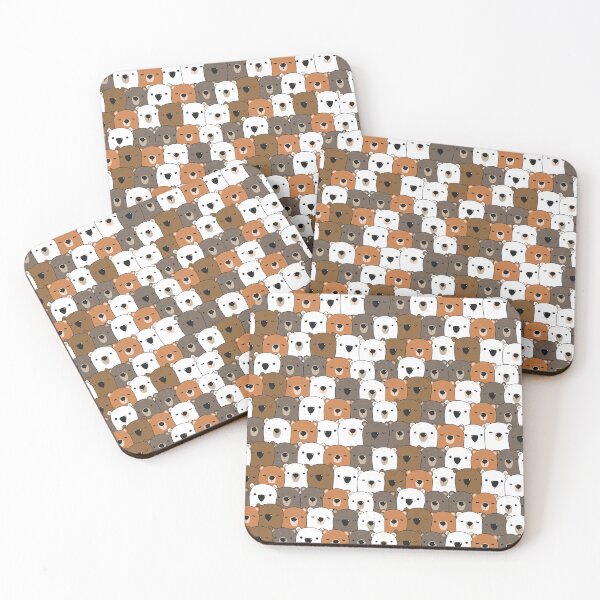 Item preview, Cute and Colorful Bears Pattern designed and sold by Bijutsuu-.