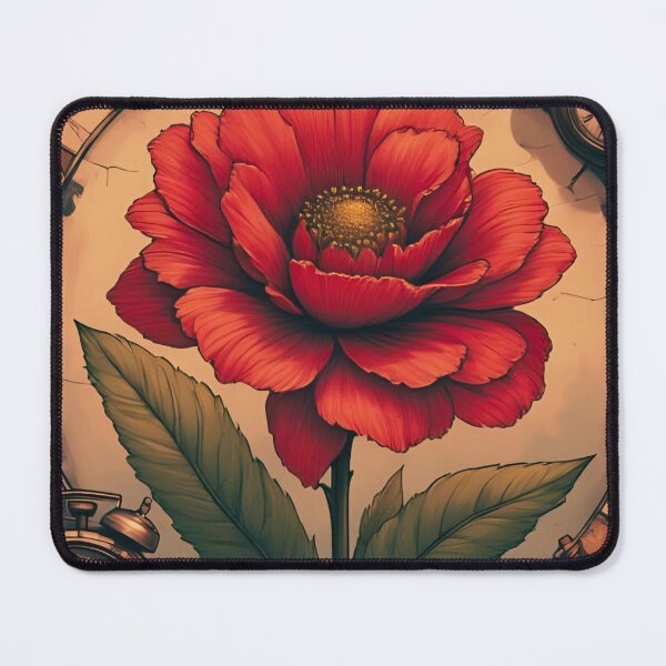 Item preview, "Echoes of Time – Turquoise Shadows & Orange Bloom" antique clocks.  designed and sold by coolcomonshirts.